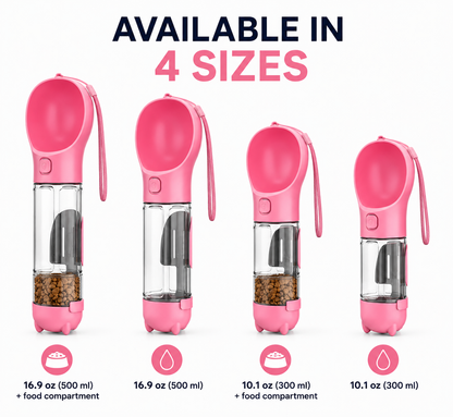 PawFlow™ 3-in-1 Dog Travel Bottle
